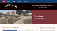 Desktop Screenshot of dunnssand.com